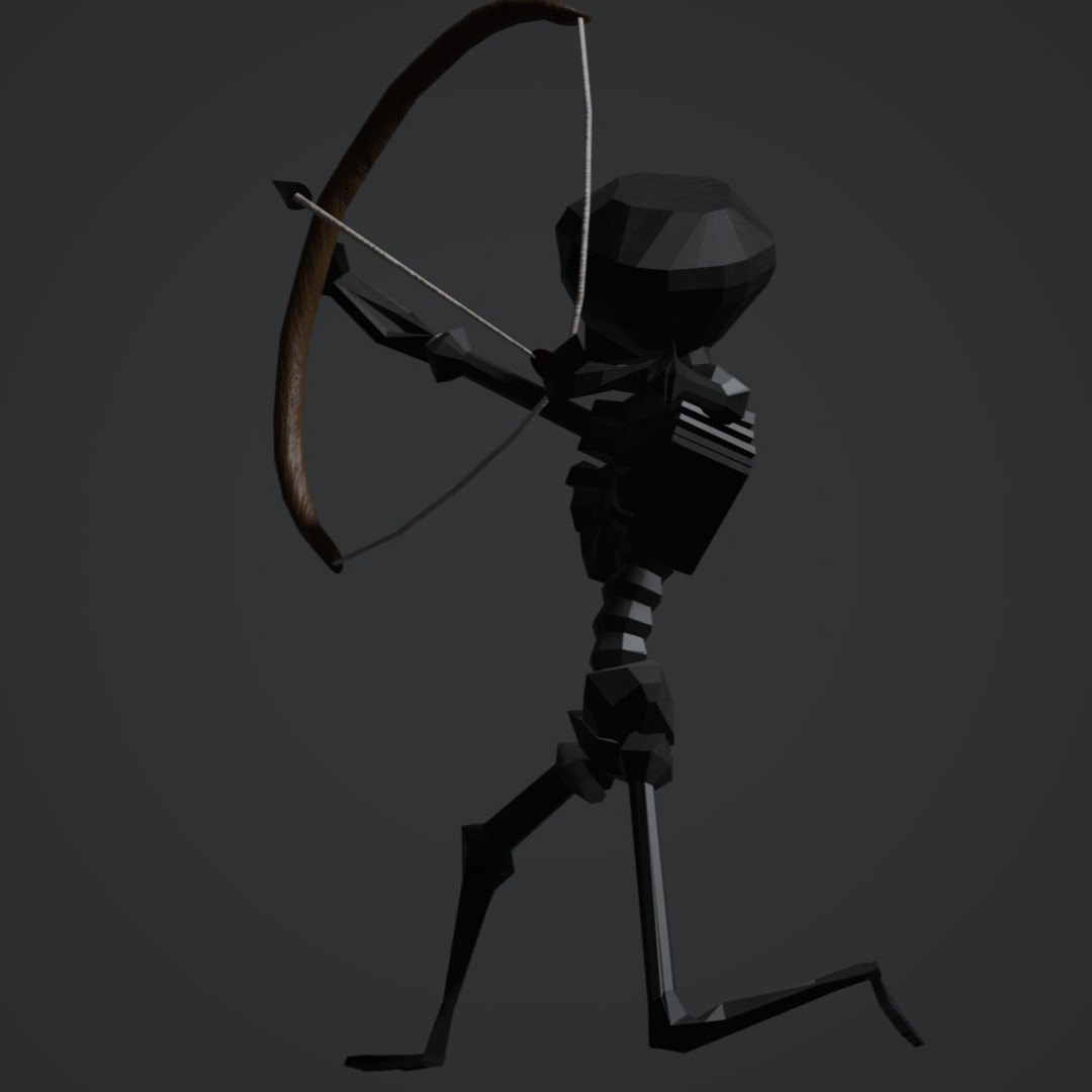 Skeleton 3D model